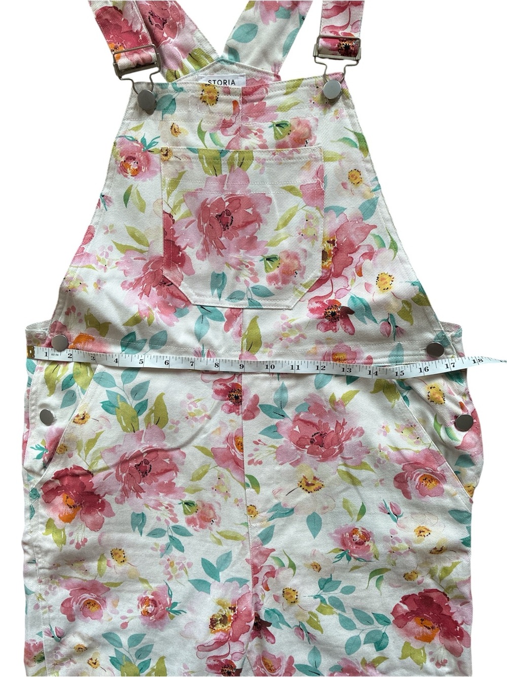 Storia Pink Rose 100% Cotton Overalls. Size Small. - Picture 10 of 16